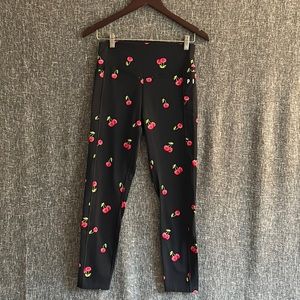 Cherry yoga pants/tights